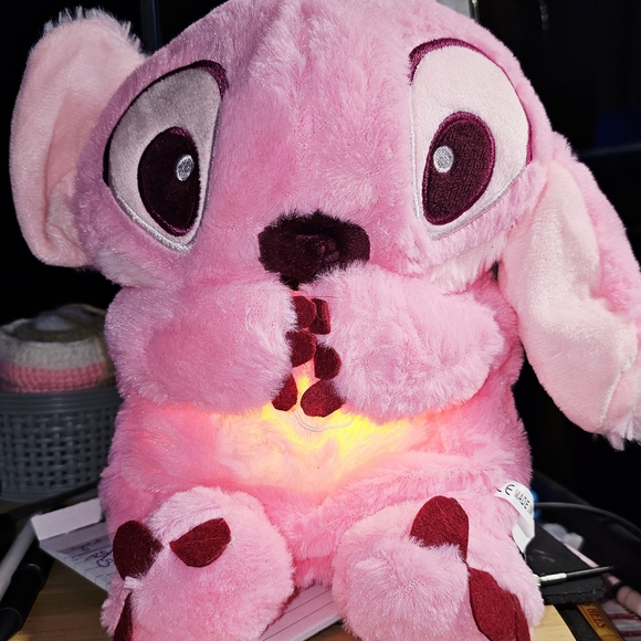 The Unbranded Brand Other - Pink Plush Light-Up Stuffed Animal for Kids